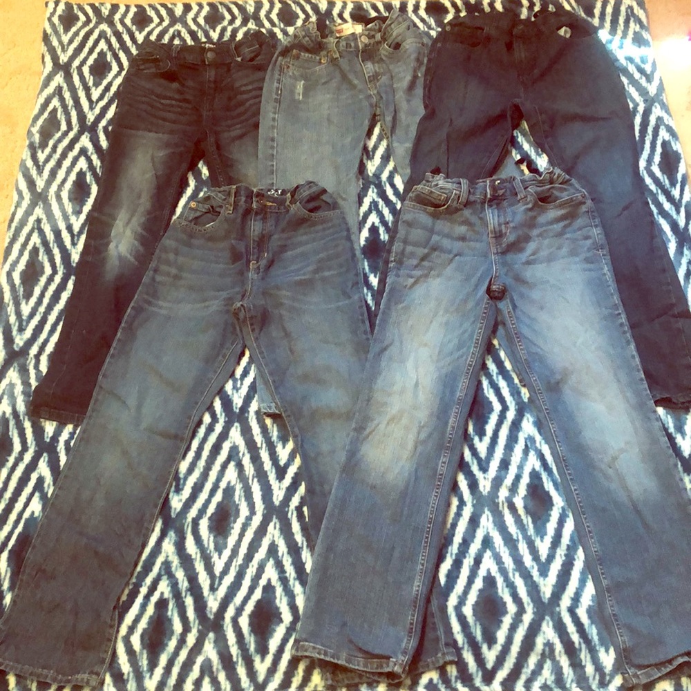 Bundle of boys jeans, size 12..good condition